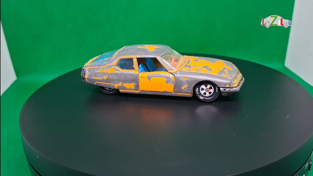 Реставрация винтажной литой модели Citroën SM от Siku.