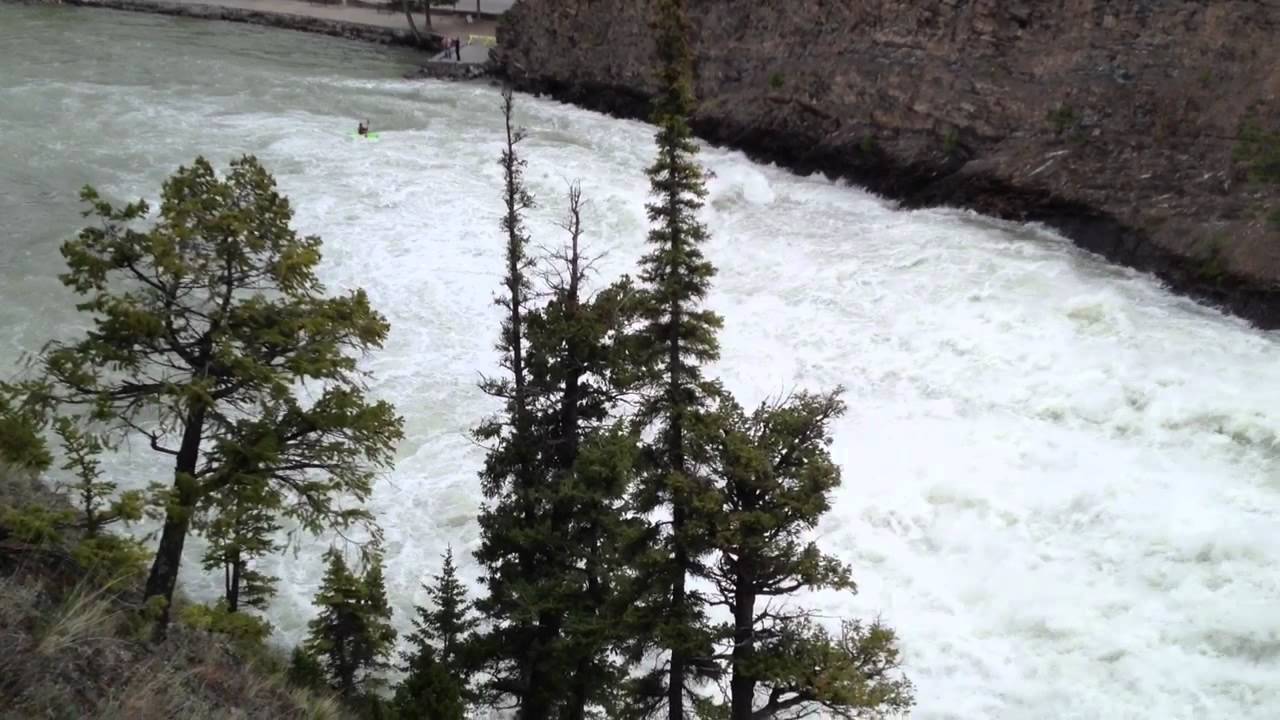 Bow Falls Descent - June 14,2012