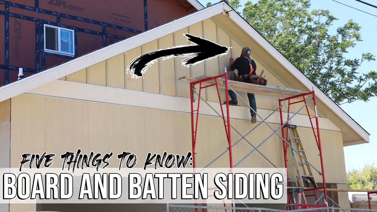 5 Things To Know BEFORE Installing Board & Batten Siding!