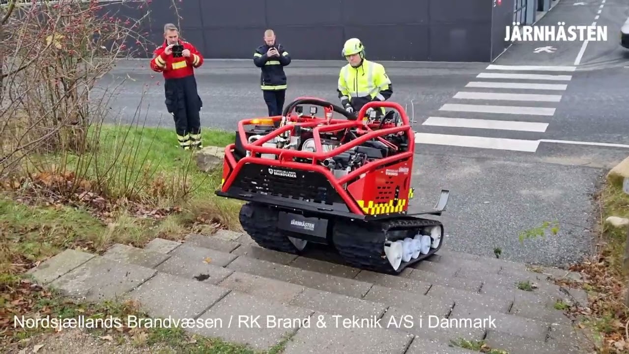 Radiostyrda Järnhästen Essence presenation för Nordsjællands Brandvæsen i Danmark
