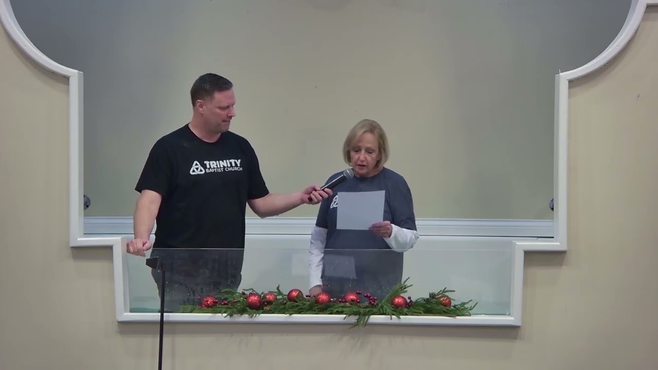 Mary Martin - water baptism