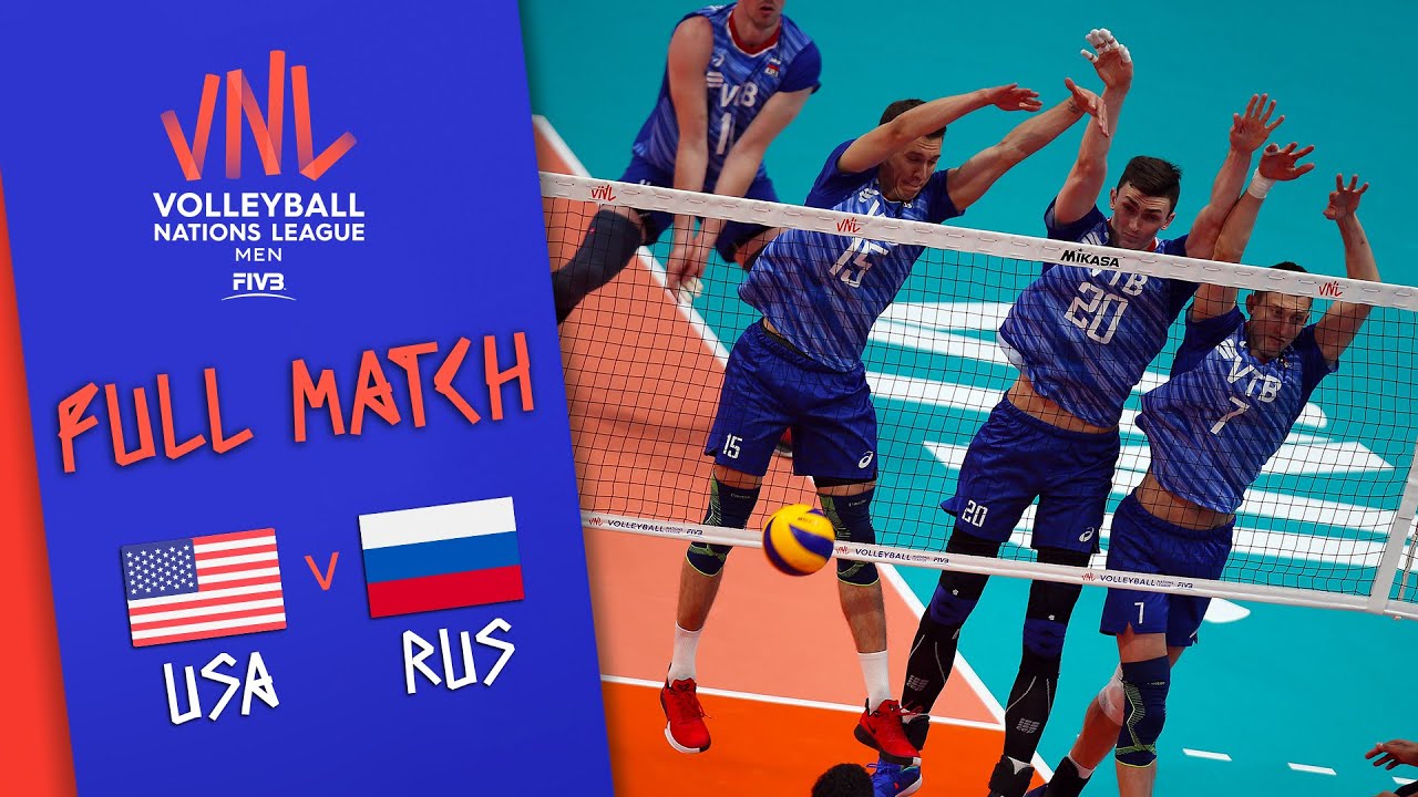 USA 🆚 Russia - Full Match | Men’s Volleyball Nations League 2019