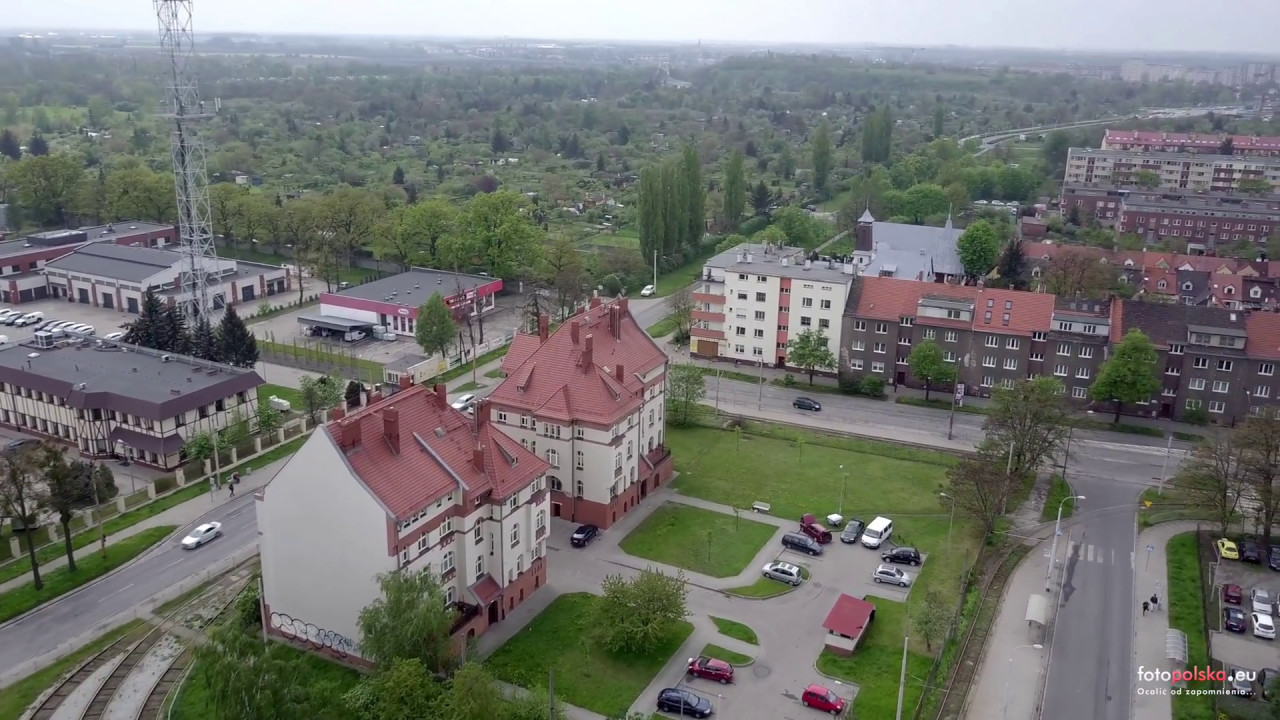 Przelot nad Tarnogajem - nad dawną gazownią oraz osiedlem Lokum di Trevi