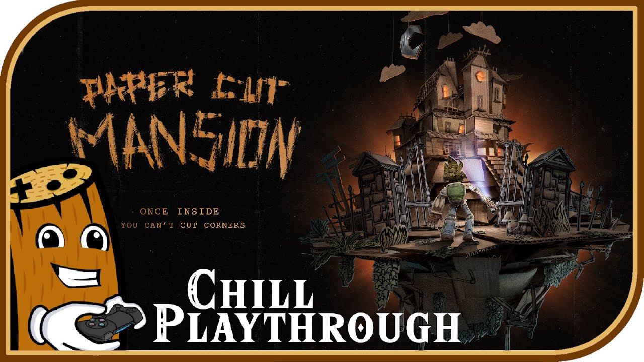 Let's Play Paper Cut Mansion - Roguelite Detective Adventure in a paper mind! - Chill playthrough