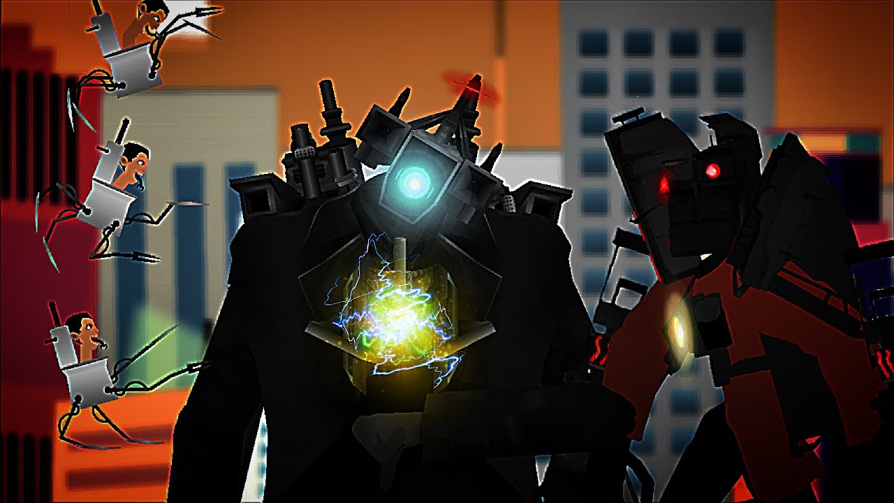 What if Titan Cameraman got infected in EP 57 | PART 1 | Skibidi Toliet Stick Nodes Animation