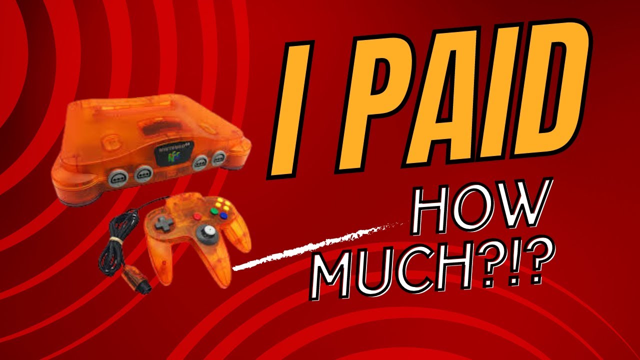 UNBOXING A PRISTINE FUNTASTIC FIRE ORANGE N64 FROM EBAY