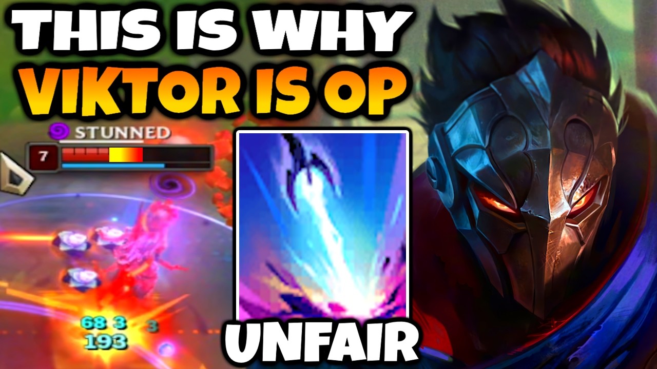 This is why Viktor is OP and always picked by Pros and High Elo