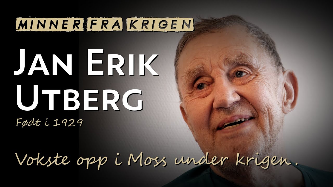 Minner fra krigen: Jan Erik Utberg fra Moss forteller om krigen
