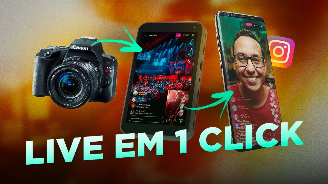 LIVE NO INSTAGRAM COM CÂMERA? - YoloLiv YoloBox Review
