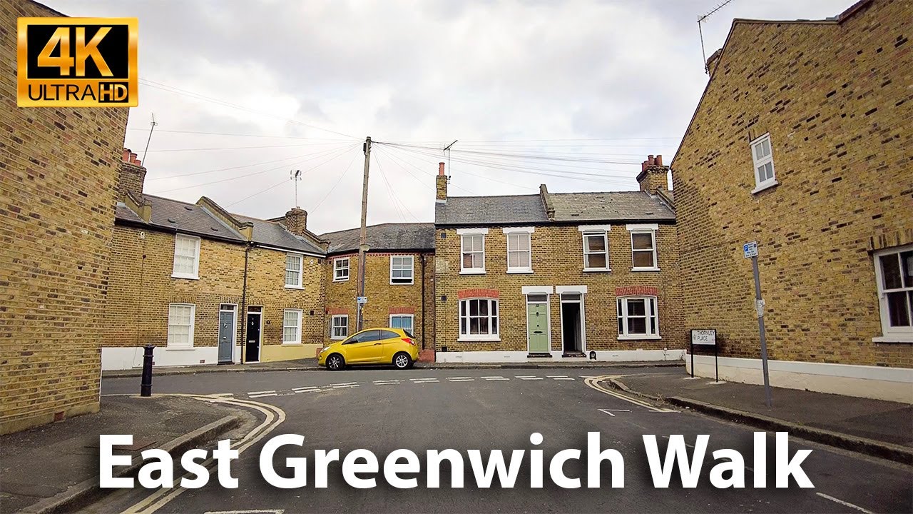 LONDON East Greenwich Walk | Old Woolwich Road area | UHD 4K