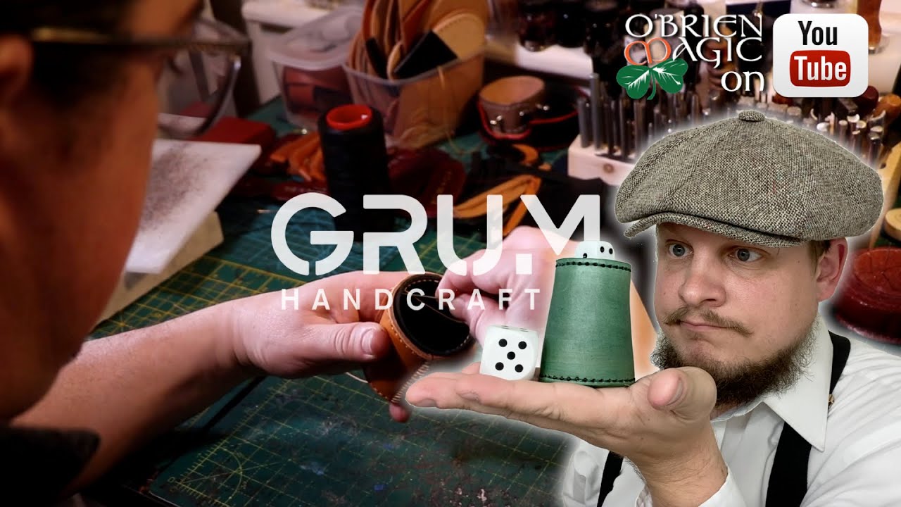 REVIEW: Custom Leather Chop Cup & Dice // Ari Phillips // Grum Handcrafted