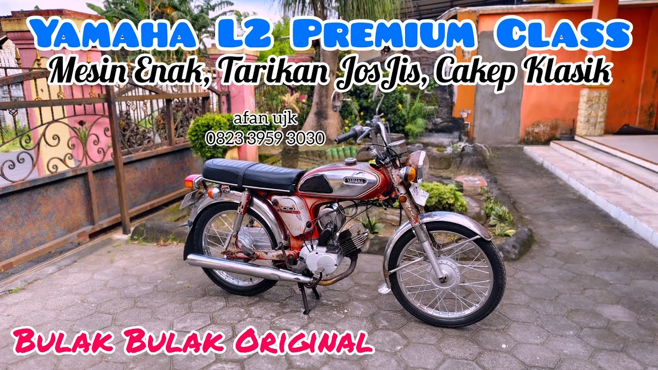 SUPER CURUT KLASIK , YAMAHA L2S 1980 MESIN NAIKAN ENAK, UNIT CAKEP, SURAT LENGKAP, SIAP KOLEKSI