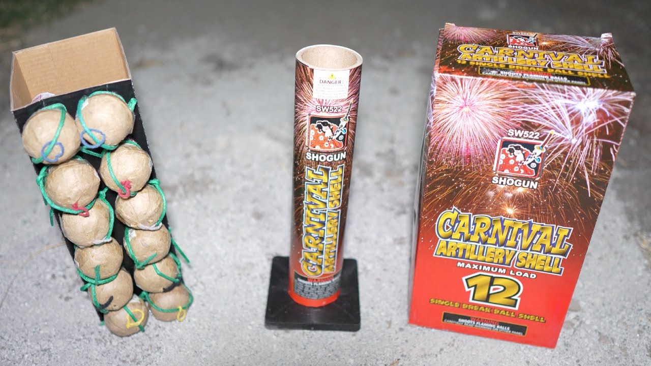 troando kit de cohetes artillery shell carnival 12