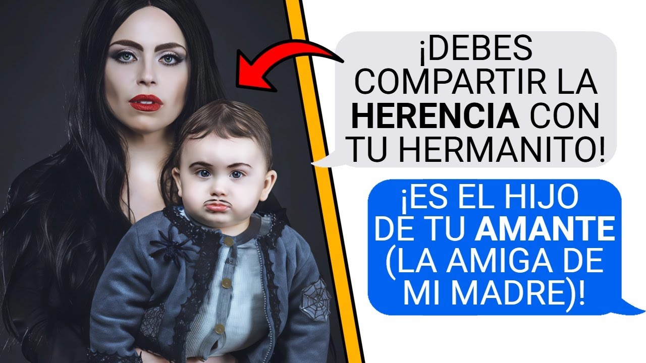 Mi PADRE INFIEL me EXIGE COMPARTIR mi HERENCIA con 