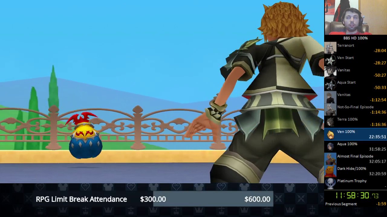 Kingdom Hearts Birth By Sleep FM HD (PS4) 100%/Platinum Trophy Speedrun - Part 3 Ven Grinding