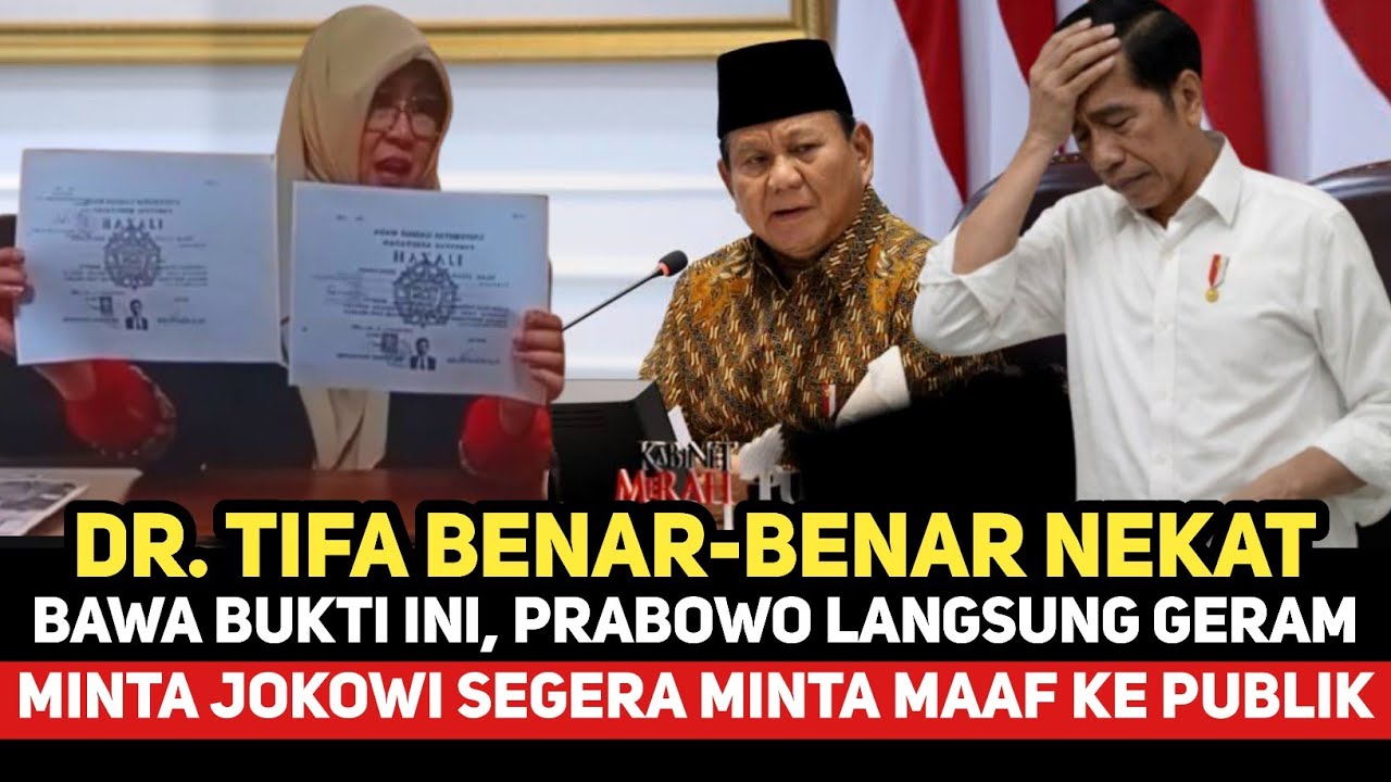 GEGER‼️BERKAT KEBERANIAN DOKTER TIFA AKHIRNYA IJAZAH JOKOWI SEMAKIN TERANG BENDERANG...