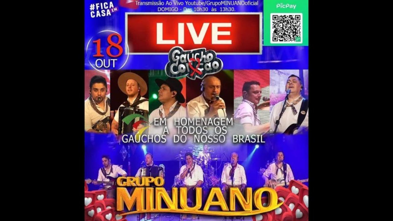 Grupo Minuano [LIVE] Gaúcho Coração - #live #gaúchocoração