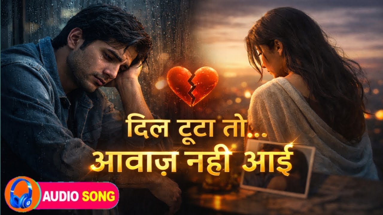 दिल टूटा तो आवाज़ नहीं आई 💔 | Sad Hindi Song | Heart Touching Breakup Song | Alone Song