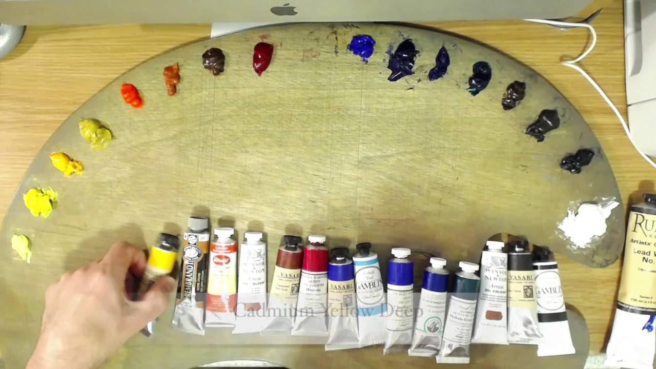 Colors on my Palette