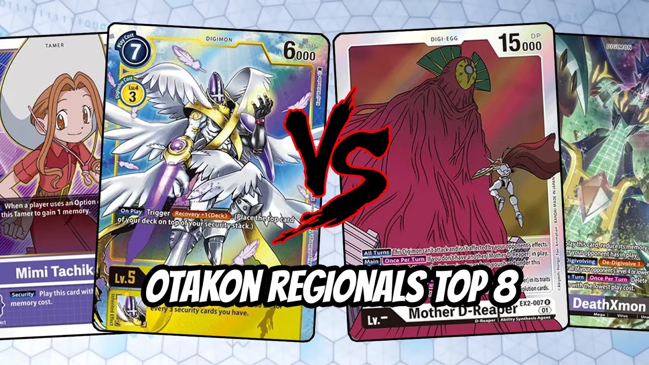 Security Control vs D-Reaper Otakon Regionals Top 8 (Digimon TCG BT9)