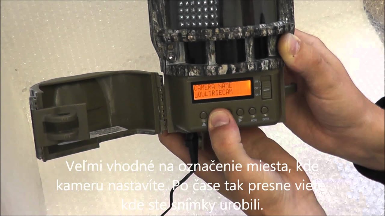 Moultrie 150 panoramic krátky video návod