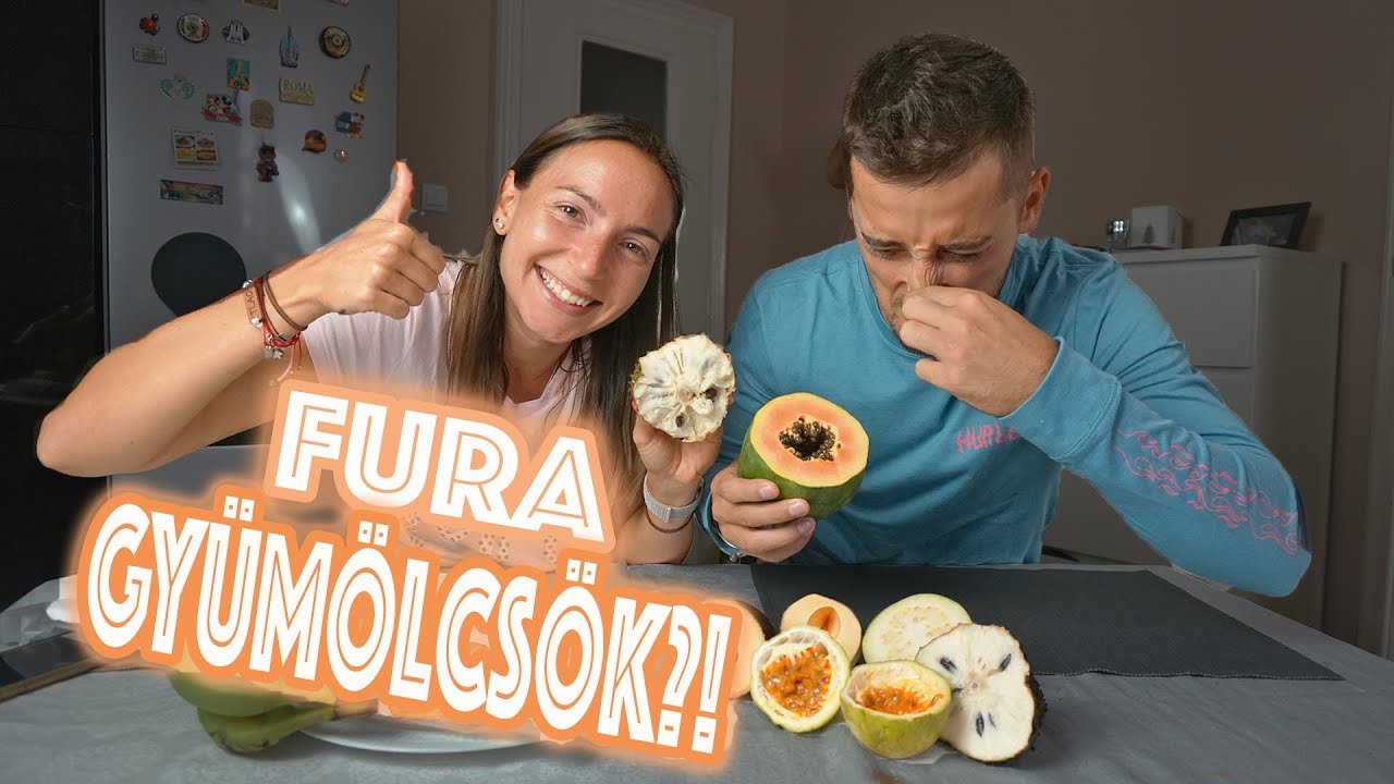 Öregember ízű gyümölcsöt kóstoltunk! Furcsa egzotikus gyümölcsteszt!😁