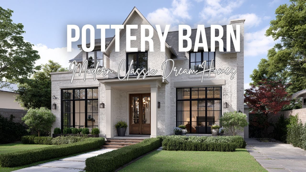 Современные классические дома мечты, вдохновленные Pottery Barn: комфорт и роскошь в сочетании с ...