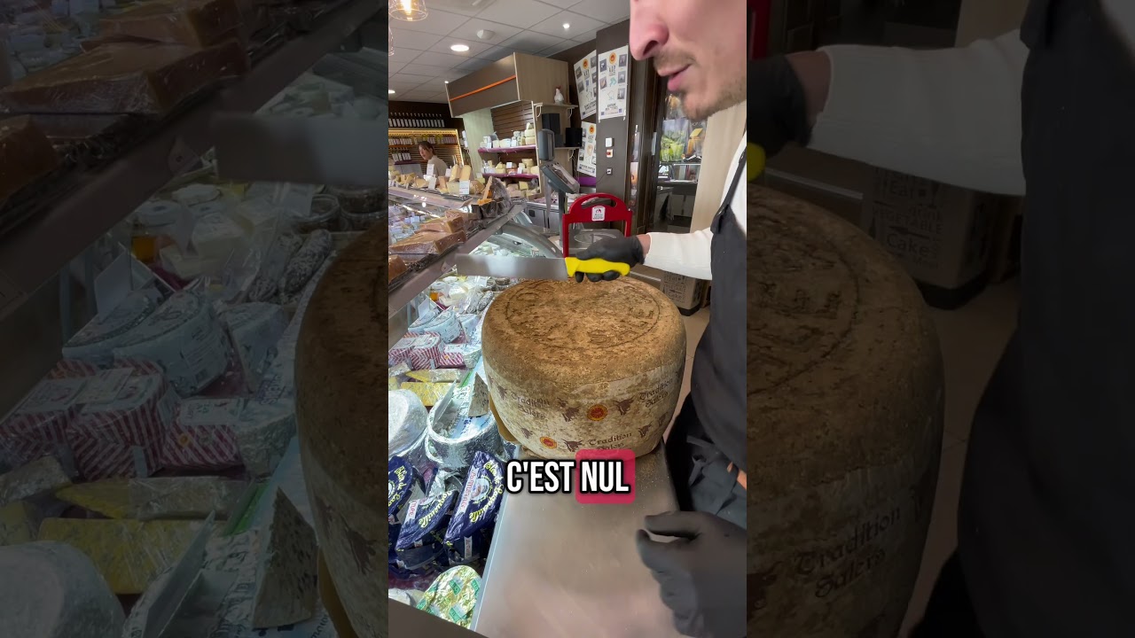 Tome au lait de vache salers 🐮🤤 #fromage #cheese #cuisine #recette #youtubecooking