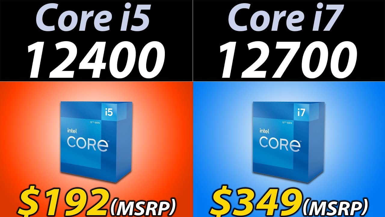 i5-12400 vs. i7-12700 | How Much Performance Difference?