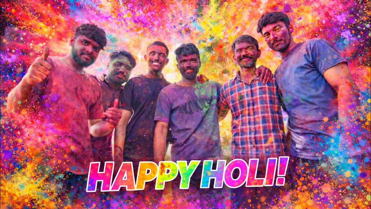Celebrating Holi with friends🎉🎨 | Sonu Koturwar | Sumit,  Rushikesh, Ganesh, Sushant, Rohit 