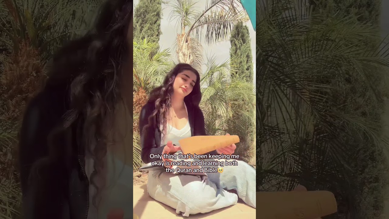 Reading both Quran and Bible🥹