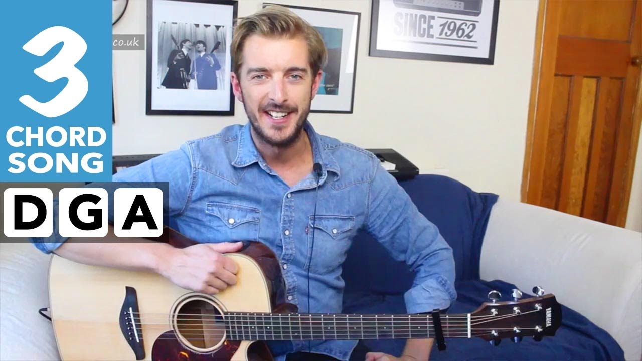 3 Chord Guitar Songs For Beginners- Cheerleader - OMI - EASY Guitar Tutorial