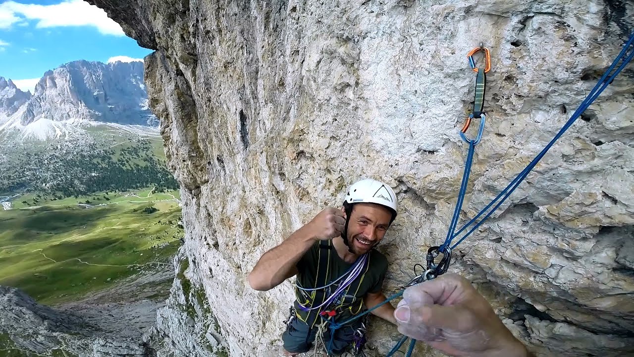Climing Dolomites - First Sella 