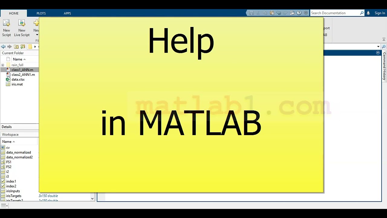 Help in MATLAB