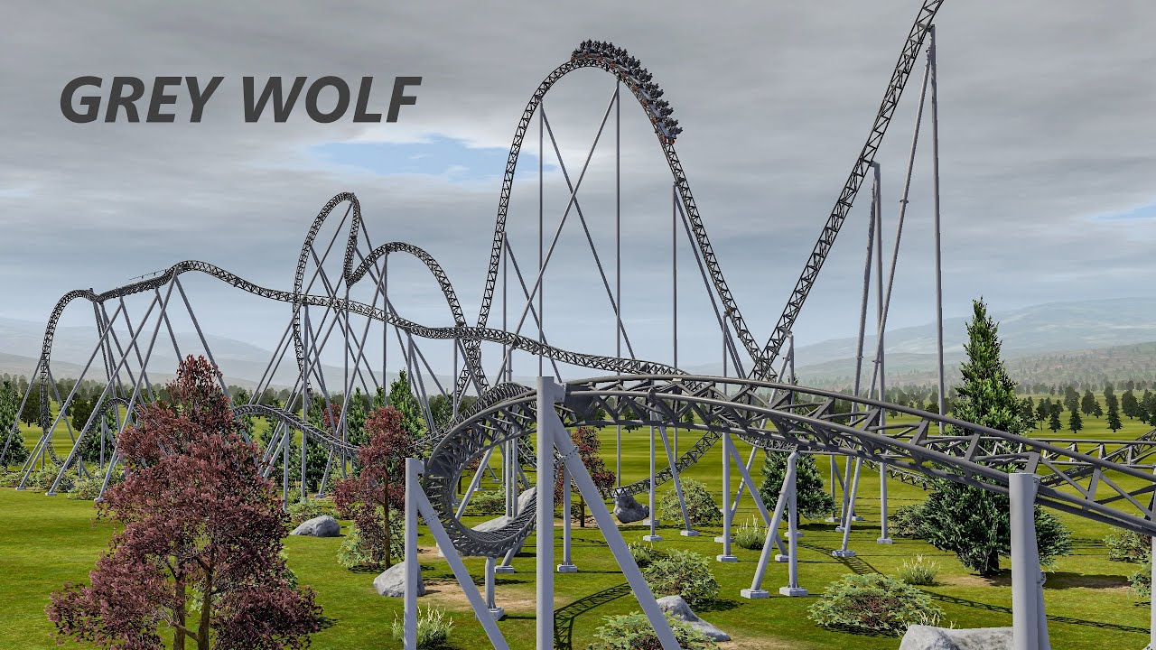 Grey Wolf | Mack Hyper Coaster | No Limits 2