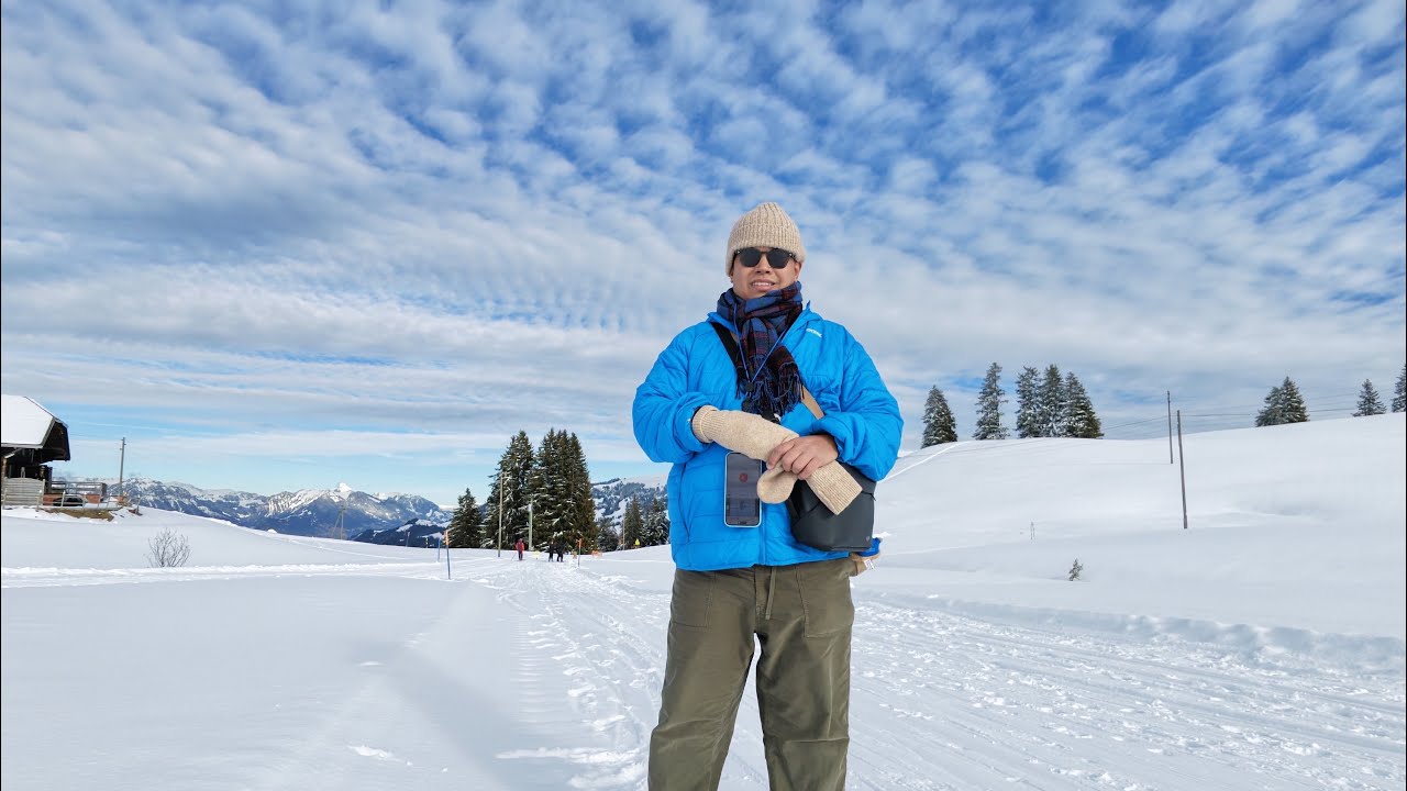 Snowy Day in Jaunpass 🇨🇭