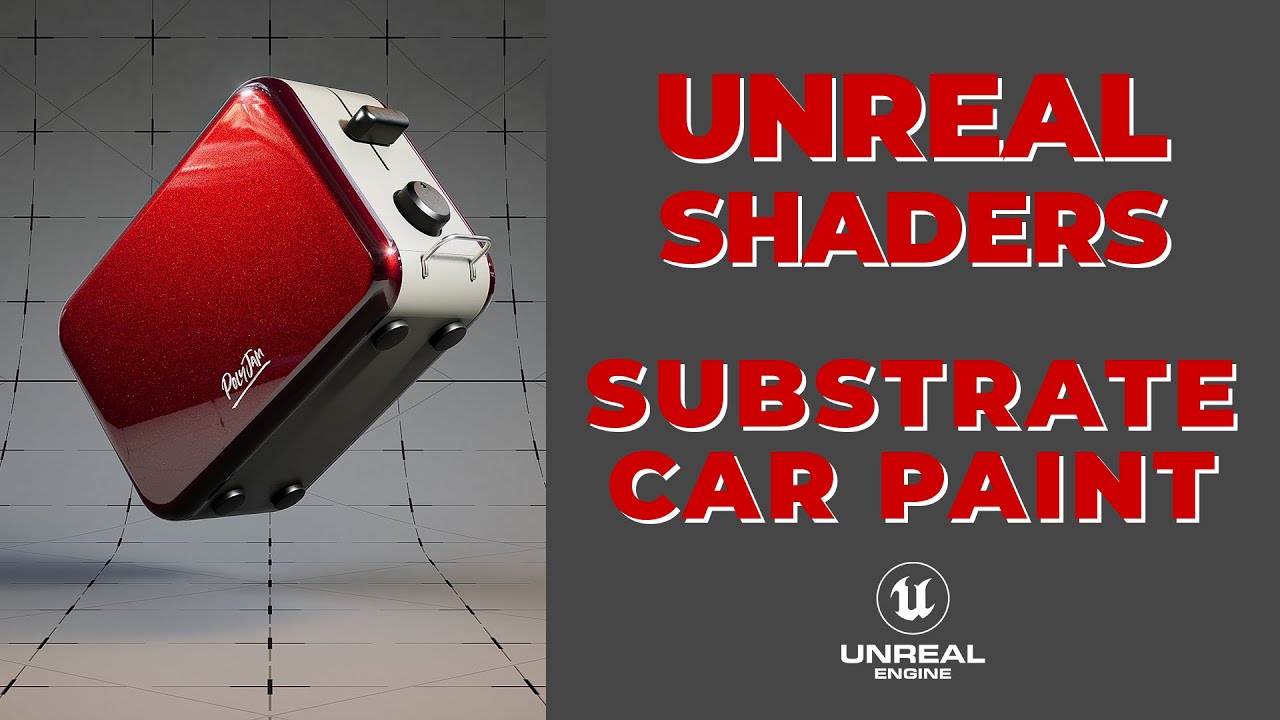 How to create a realistic Car Paint in Unreal Engine | Substrate Materials Tutorial