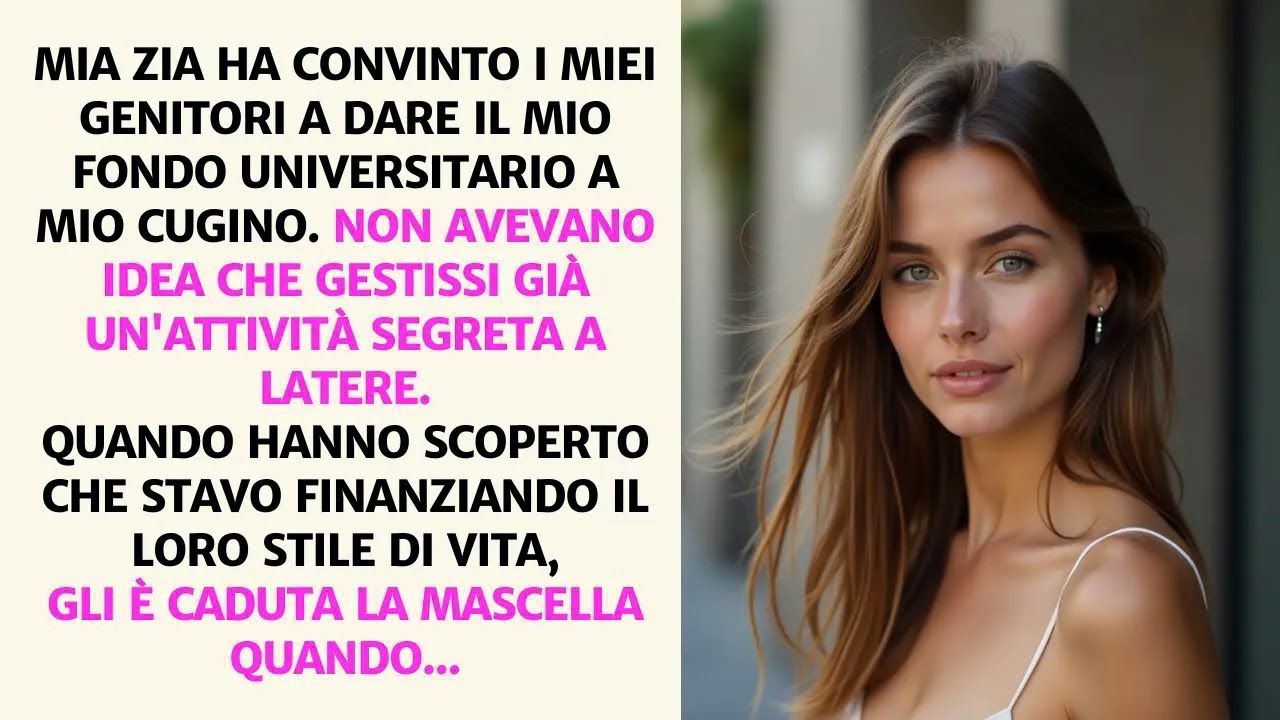 I miei genitori hanno dato i soldi del college a mio cugino, ignari del mio business segreto...