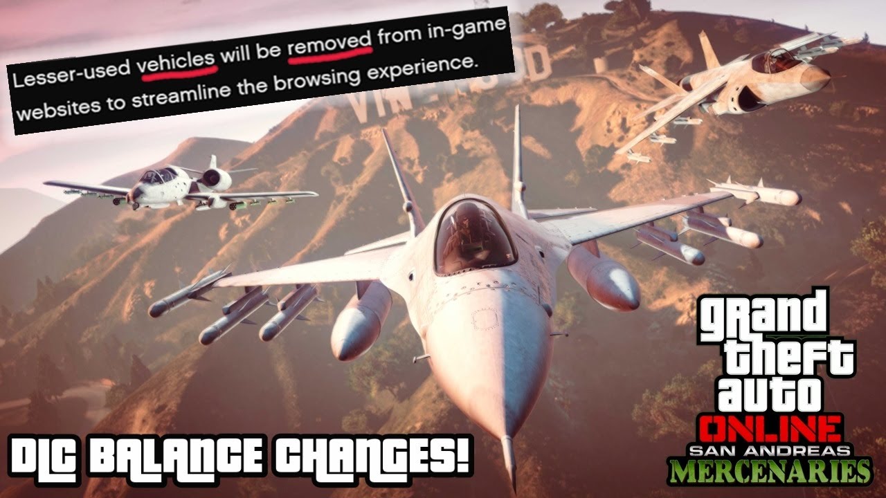 SAN ANDREAS MERCENARIES DLC BALANCE CHANGES INFO! (GTA 5 ONLINE)