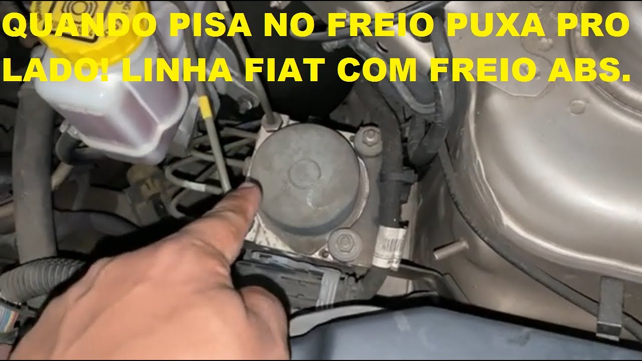 PUXANDO PRA UM LADO QUANDO PISA NO FREIO ABS, FIAT BRAVO LINEA PUNTO STRADA TODOS COM FREIOS ABS!