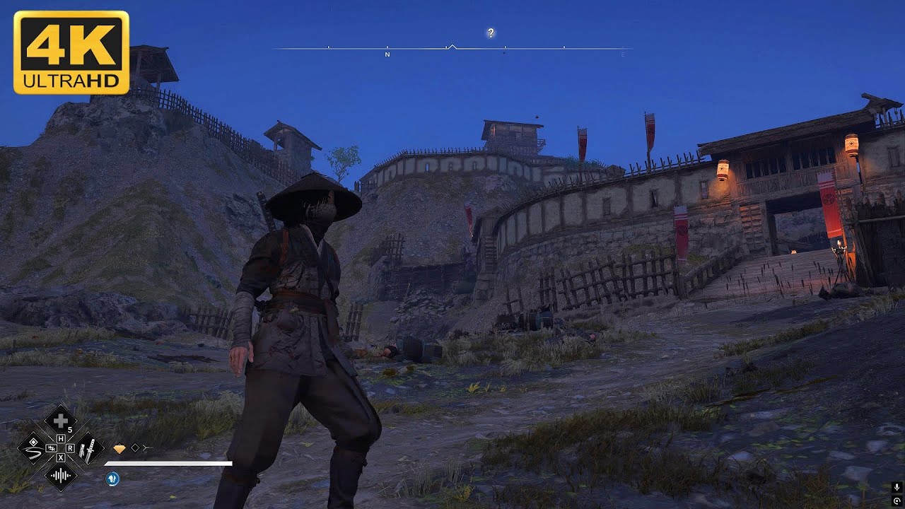 AC Shadows - Stealth and Brutal Gameplay | Hiraiyama Fort | PC Gameplay [4K UHD 60FPS]