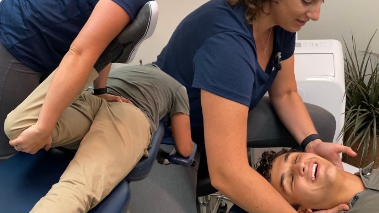 ASMR Exam & Adjustment for Chiropractic Intern | Neck & Low Back Pain | Seven Bridges Chiropractic