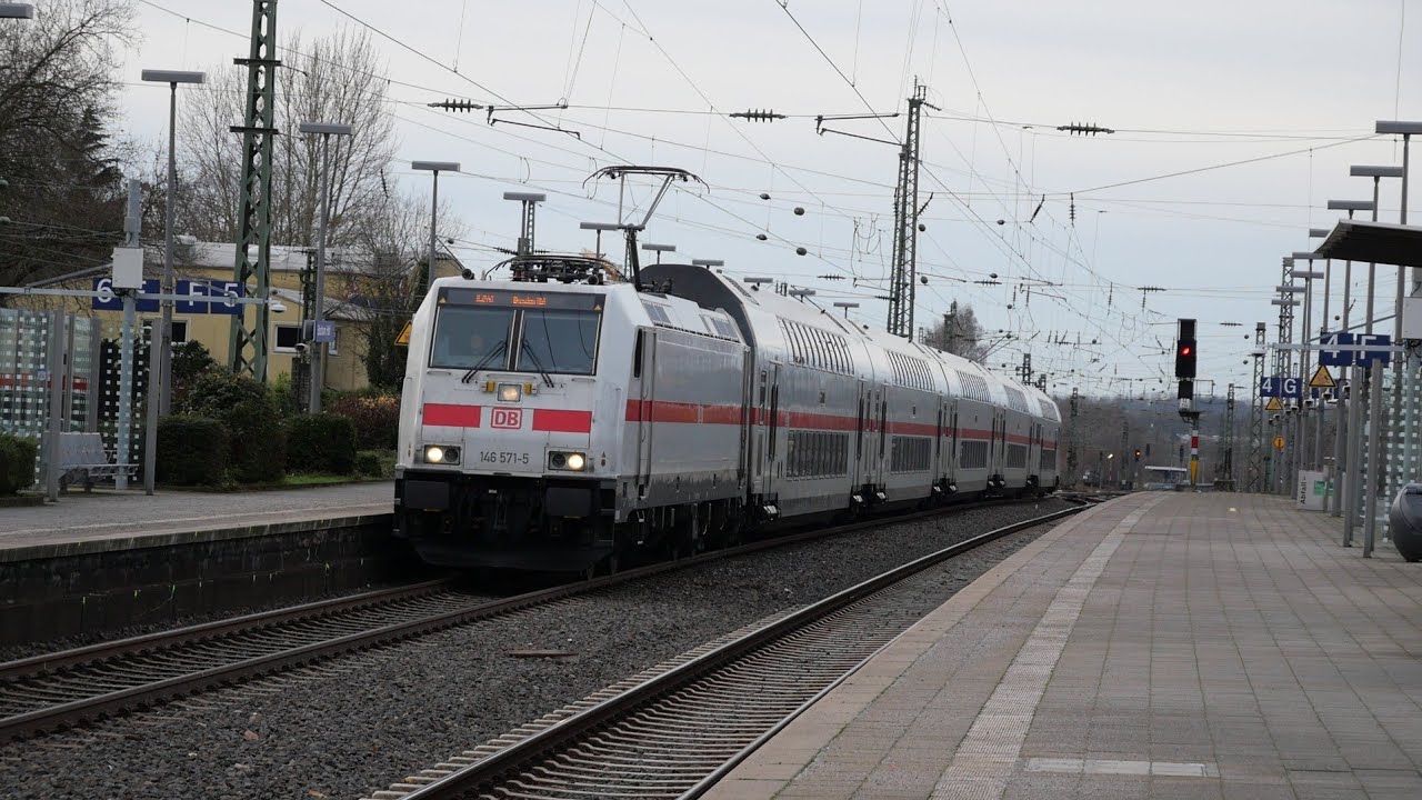 Eisenbahnverkehr in Bochum HBF Mit Br 429 462 402 422 427 426 101 146 401