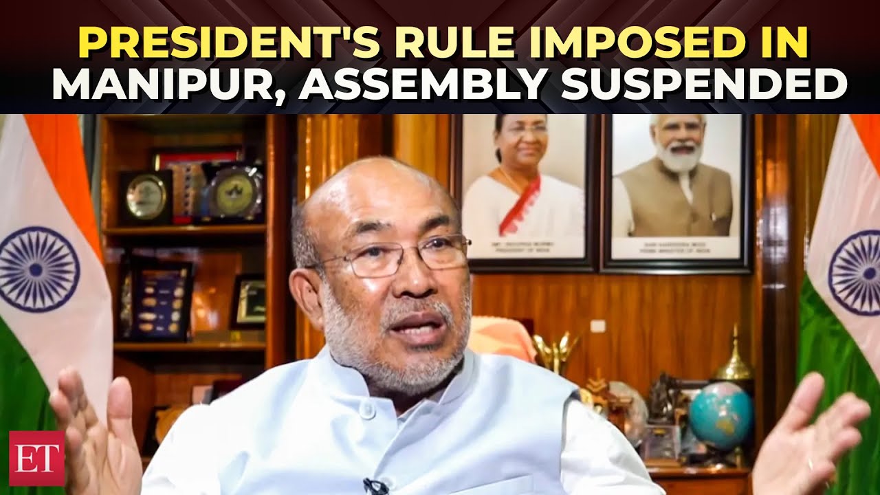President's rule imposed in Manipur four days after CM N Biren Singh's resignation