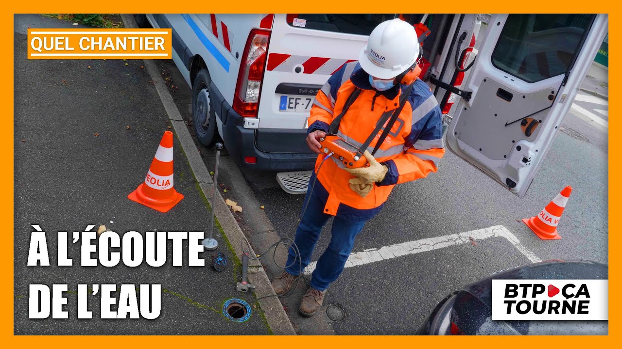 Détection et réparation d'une fuite d'eau
