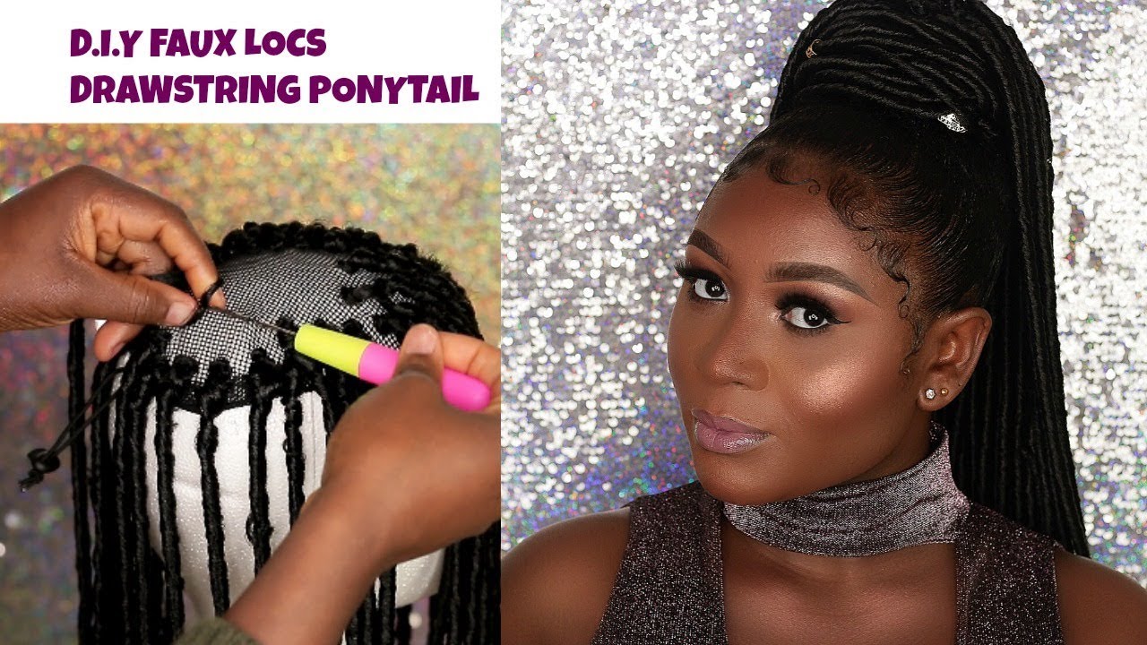 D.I.Y CROCHET BRAID FAUX LOCS DRAWSTRING | OmoniCurls