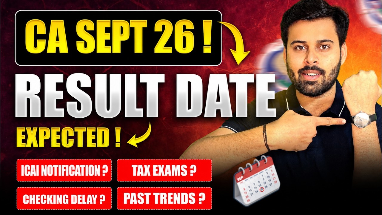 ICAI Expected Result Date for CA Exams Sept 2026 OUT