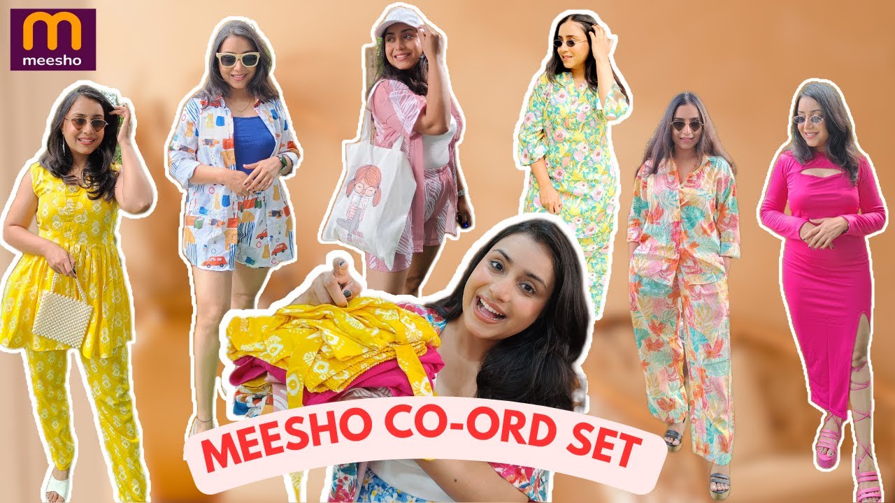 *HUGE* Stylish & Trendy Co-ord Sets from Meesho Part 2 | Two Piece Sets| Summer Wear Coordset