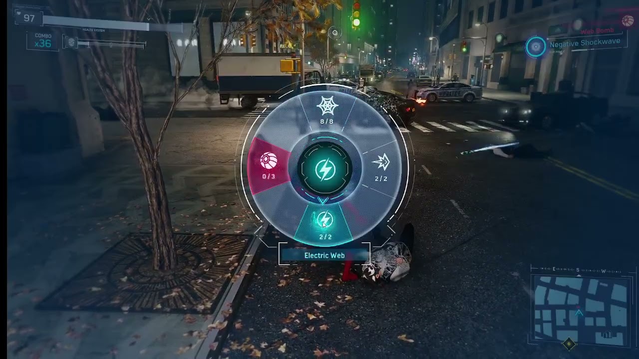 Spider-man beats up a bunch of Bad guys