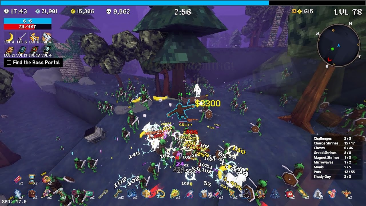  Megabonk High Score Run – 630K Monke with Dual Soul Harvester Start 1.0.65